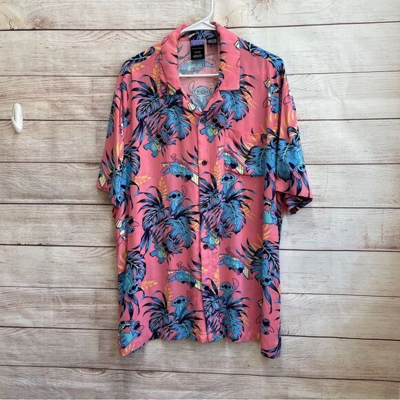 DISNEY STITCH BUTTON FRONT SHIRT - Picture 1 of 5